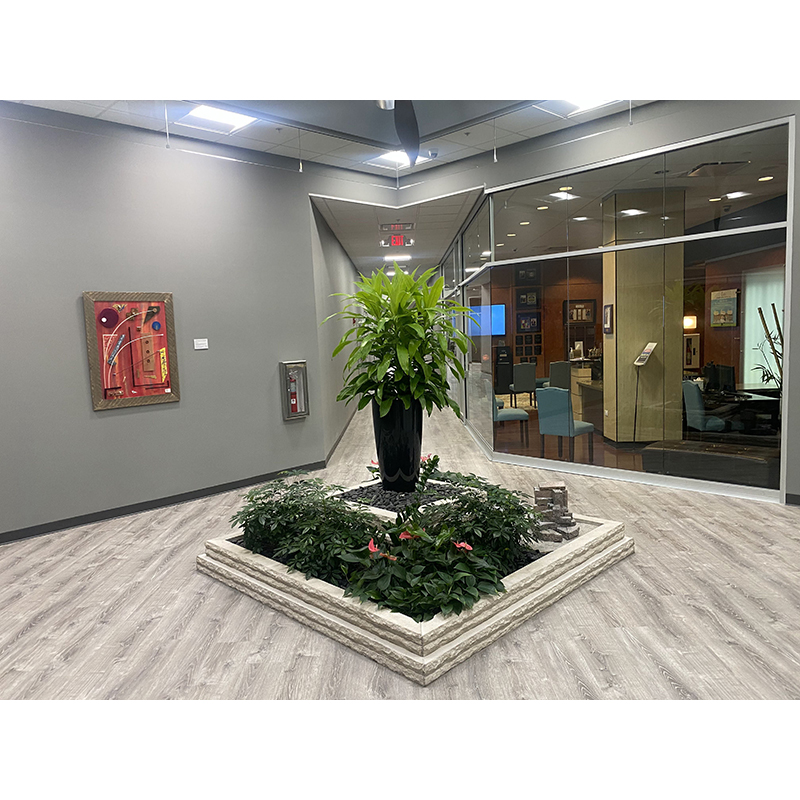 Commercial office and retail interior construction.