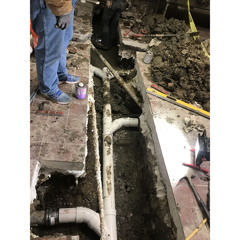 Plumbing repair and installation.