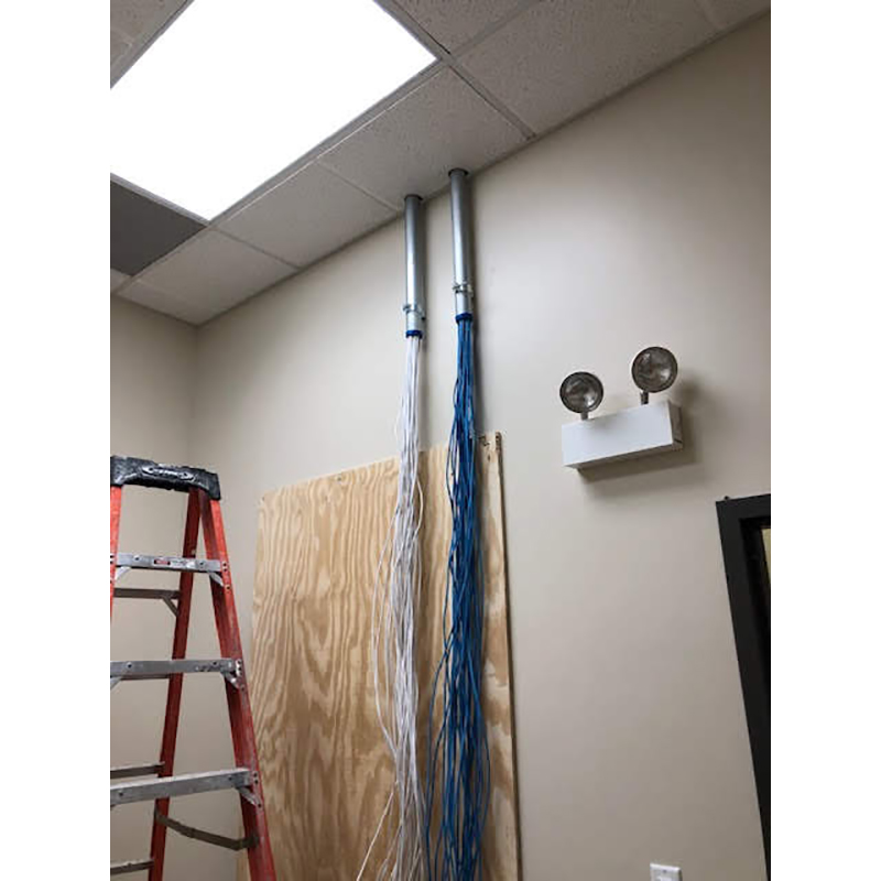 Commercial electrical installation, troubleshooting and repair.