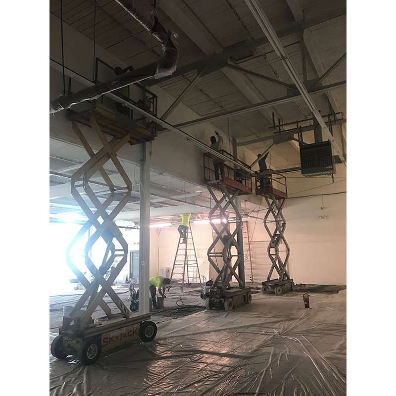 Industrial, warehouse and commercial interior painting.
