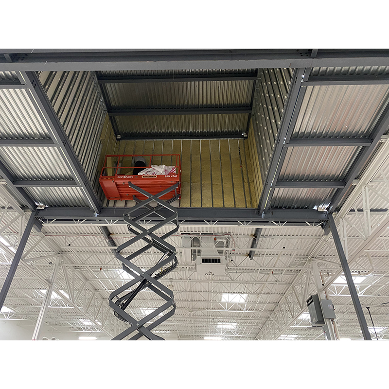 Scene 75 Romeoville, IL - Interior framing and insulation.