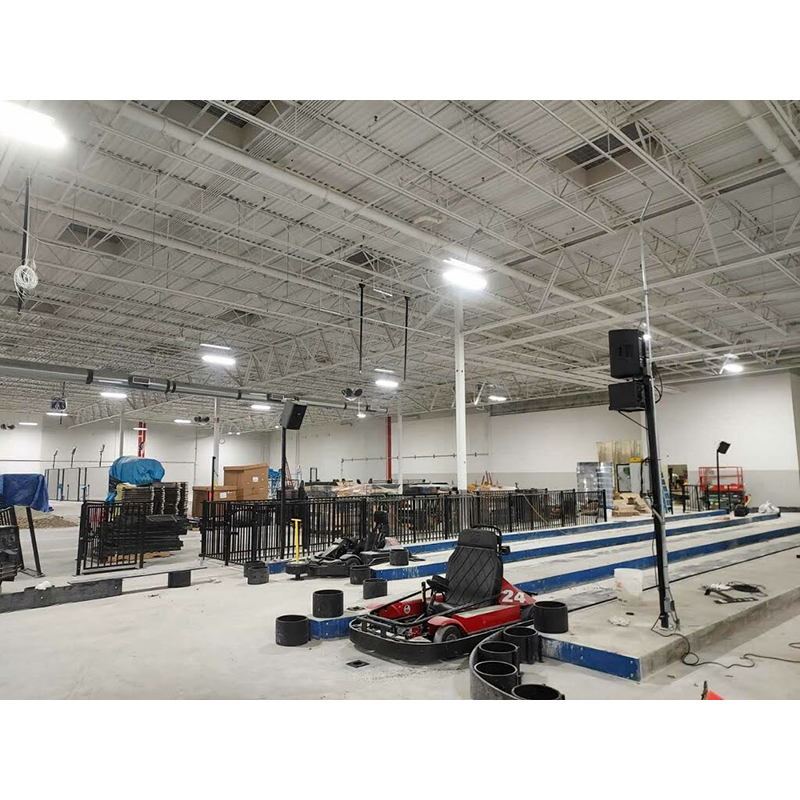 Scene 75 Romeoville, IL - Interior buildout for go-cart track.